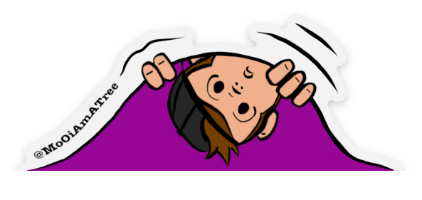 Monkey Moo Under Purple Peeker